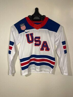 Team USA 2026 Winter Olympics Milan-Cortina White Jersey Men's XL